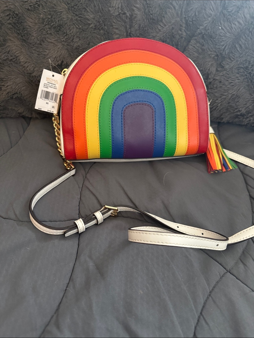 Michael Kors Rainbow Dome Crossbody Bag - Multi - Picture 1 of 6